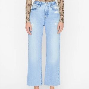 FRAME Le Jane Crop light wash Jeans